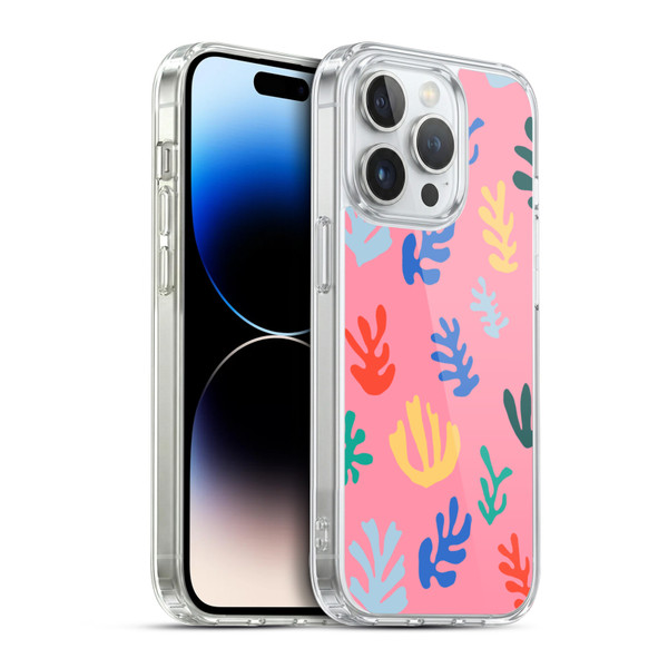 Ninola Ocean Colorful Leaves Soft Gel Case for Apple iPhone 14 Pro & MagSafe