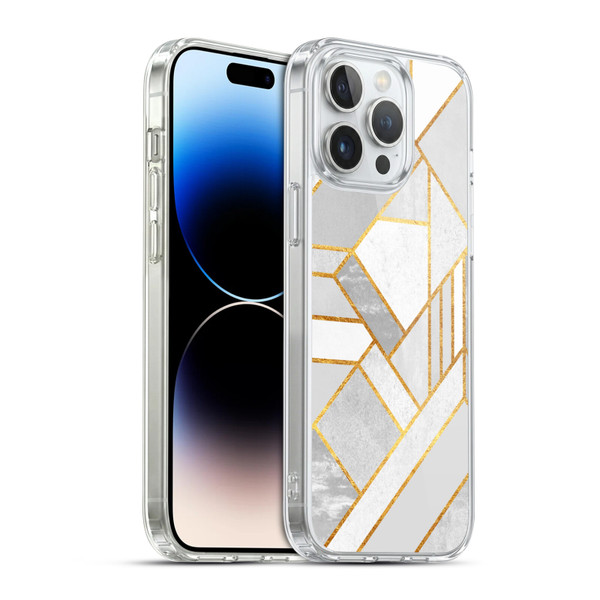 Elisabeth Fredriksson Geometric Design And Pattern Gold City Soft Gel Case for Apple iPhone 14 Pro Max & MagSafe