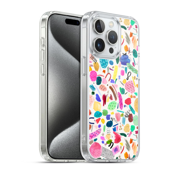 Ninola Ocean Colorful Marks Soft Gel Case for Apple iPhone 15 Pro & MagSafe
