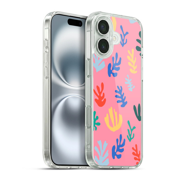 Ninola Ocean Colorful Leaves Soft Gel Case for Apple iPhone 16 Plus & MagSafe