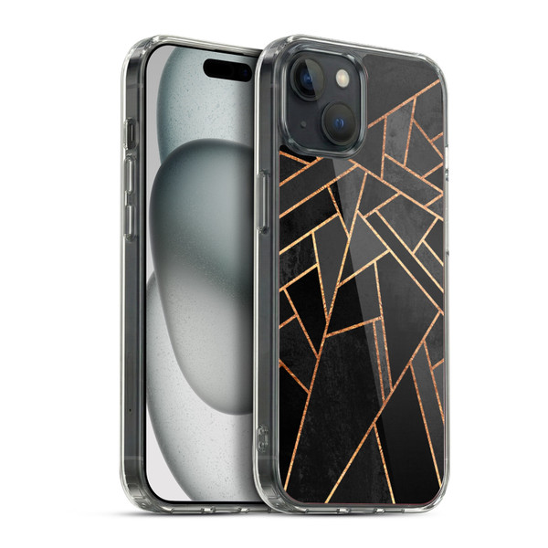 Elisabeth Fredriksson Geometric Design And Pattern Black Night Soft Gel Case for Apple iPhone 15 Plus & MagSafe