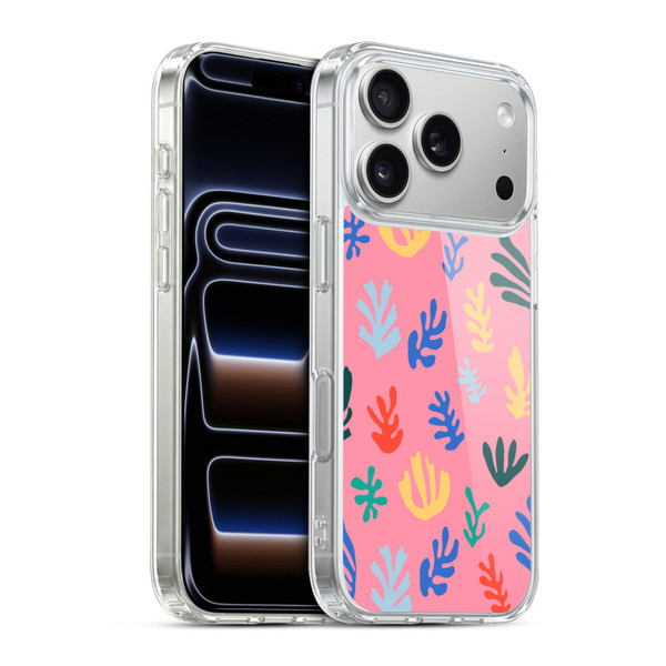 Ninola Ocean Colorful Leaves Soft Gel Case for Apple iPhone 17 Pro