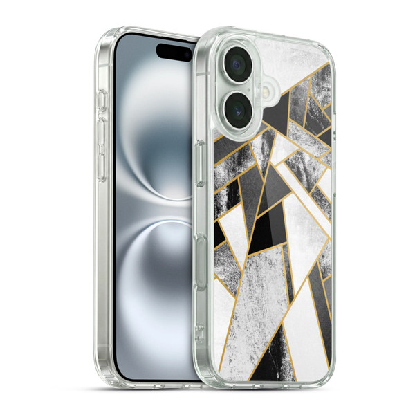 Elisabeth Fredriksson Geometric Design And Pattern Fragments Soft Gel Case for Apple iPhone 16 & MagSafe