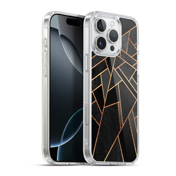 Elisabeth Fredriksson Geometric Design And Pattern Black Night Soft Gel Case for Apple iPhone 16 Pro Max & MagSafe
