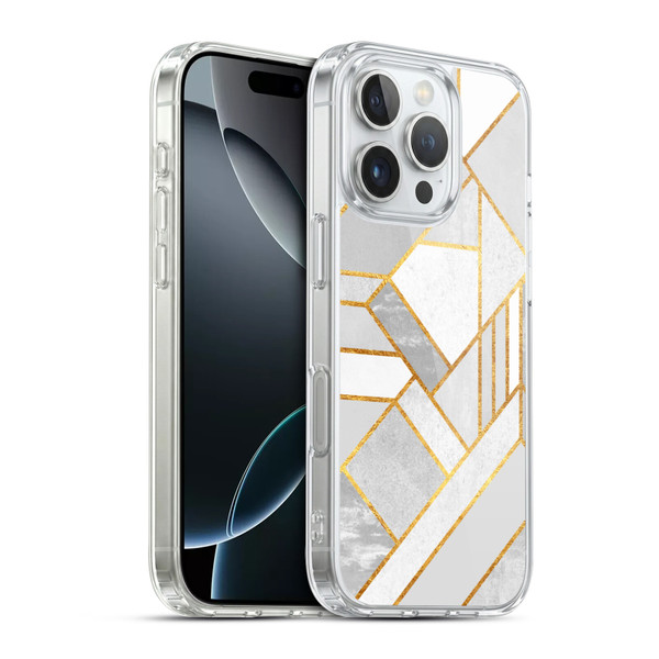 Elisabeth Fredriksson Geometric Design And Pattern Gold City Soft Gel Case for Apple iPhone 16 Pro & MagSafe