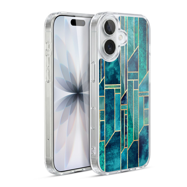 Elisabeth Fredriksson Geometric Design And Pattern Blue Skies Soft Gel Case for Apple iPhone 17