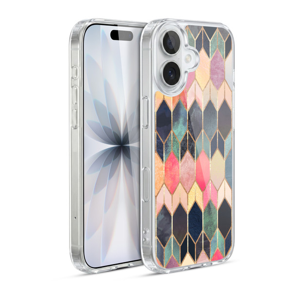 Elisabeth Fredriksson Geometric Design And Pattern Colourful Stained Glass Soft Gel Case for Apple iPhone 17