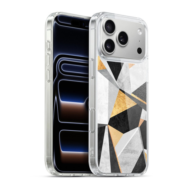 Elisabeth Fredriksson Geometric Design And Pattern Geometry Gold Soft Gel Case for Apple iPhone 17 Pro Max