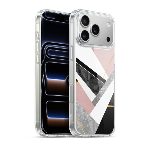 Elisabeth Fredriksson Geometric Design And Pattern Lines And Layers Soft Gel Case for Apple iPhone 17 Pro Max