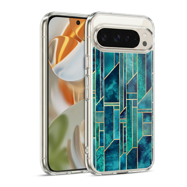 Elisabeth Fredriksson Geometric Design And Pattern Blue Skies Soft Gel Case for Google Pixel 9 / Pixel 9 Pro