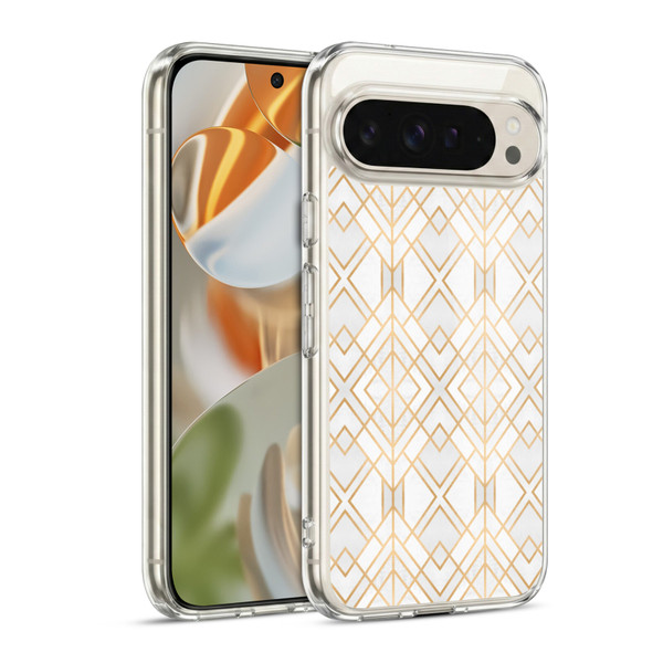 Elisabeth Fredriksson Geometric Design And Pattern Golden Geo Soft Gel Case for Google Pixel 9 / Pixel 9 Pro