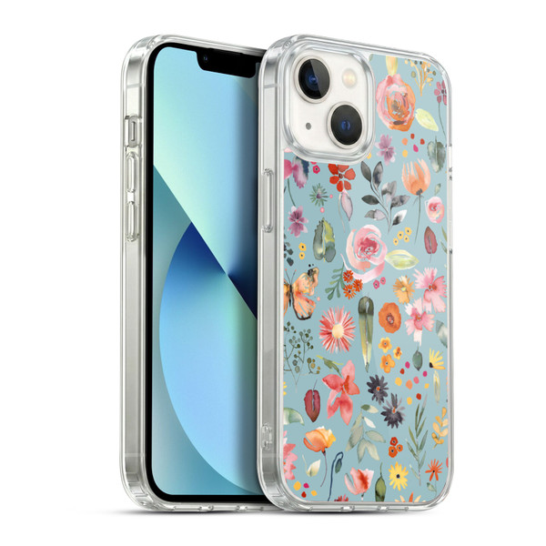 Ninola Spring Floral Nature Soft Gel Case for Apple iPhone 13