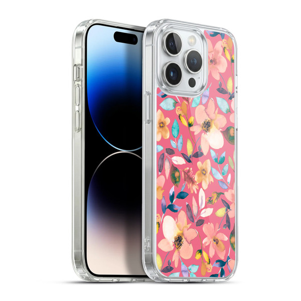 Ninola Spring Floral Tropical Flowers Soft Gel Case for Apple iPhone 13 Pro Max & MagSafe