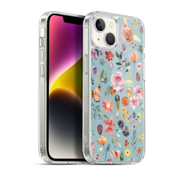 Ninola Spring Floral Nature Soft Gel Case for Apple iPhone 14 Plus & MagSafe