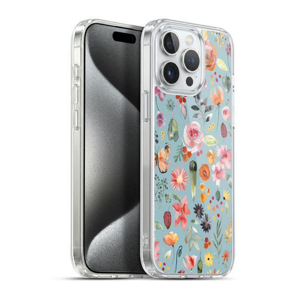 Ninola Spring Floral Nature Soft Gel Case for Apple iPhone 15 Pro Max & MagSafe