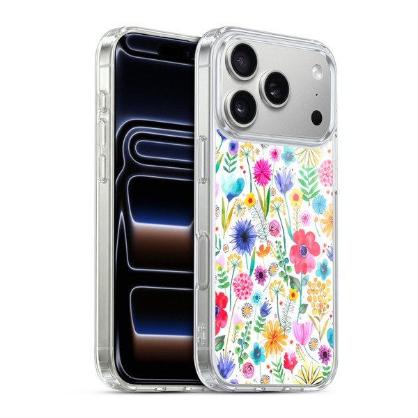 Ninola Spring Floral Flowers Garden Soft Gel Case for Apple iPhone 17 Pro