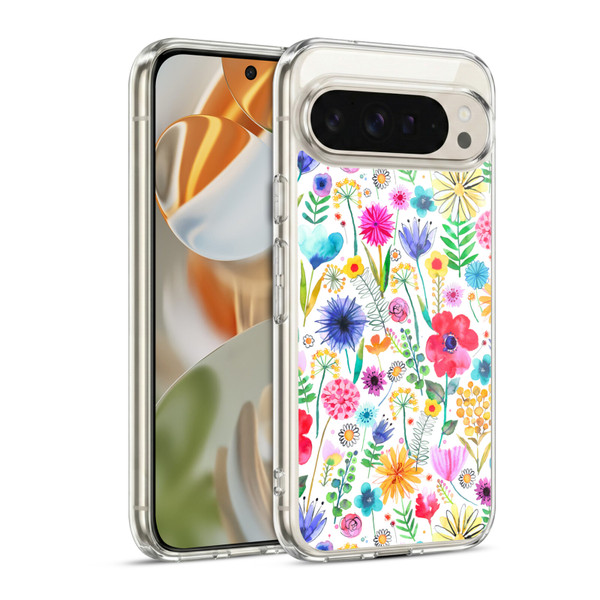 Ninola Spring Floral Flowers Garden Soft Gel Case for Google Pixel 9 / Pixel 9 Pro
