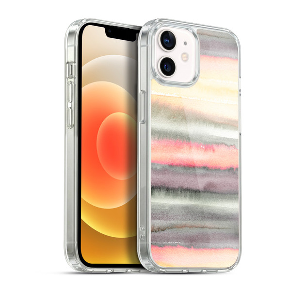 Ninola Watercolor Patterns Gradient Summer Soft Gel Case for Apple iPhone 12 / iPhone 12 Pro & MagSafe