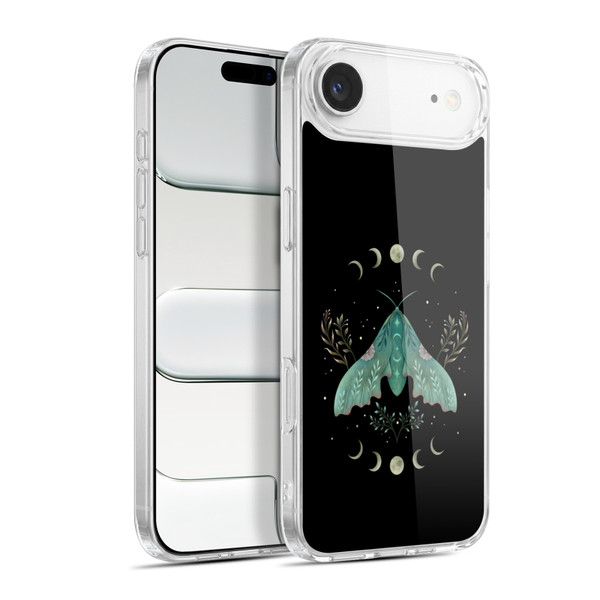 Episodic Drawing Illustration Animals Moon & Moth Soft Gel Case for Apple iPhone 17 Air