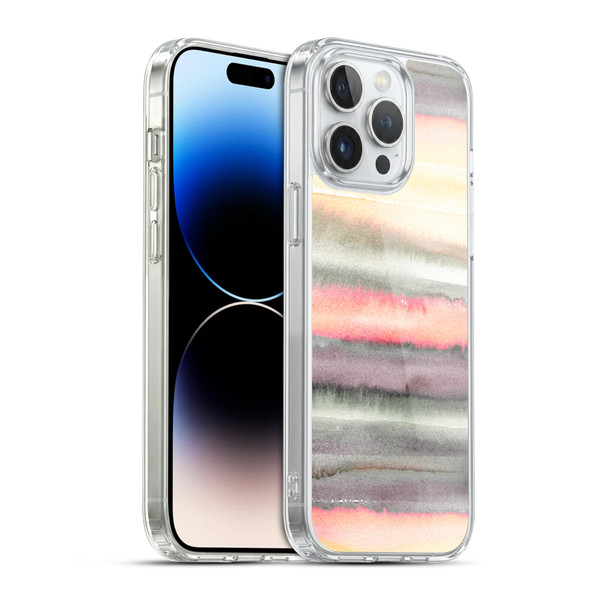 Ninola Watercolor Patterns Gradient Summer Soft Gel Case for Apple iPhone 14 Pro Max & MagSafe