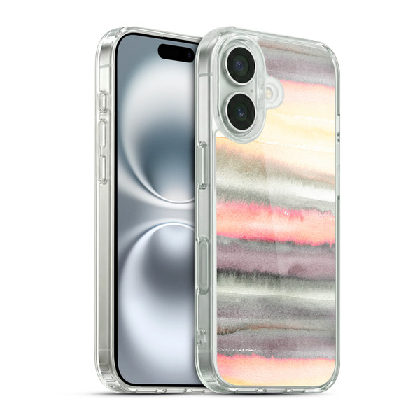 Ninola Watercolor Patterns Gradient Summer Soft Gel Case for Apple iPhone 16 & MagSafe