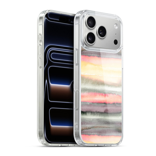 Ninola Watercolor Patterns Gradient Summer Soft Gel Case for Apple iPhone 17 Pro Max