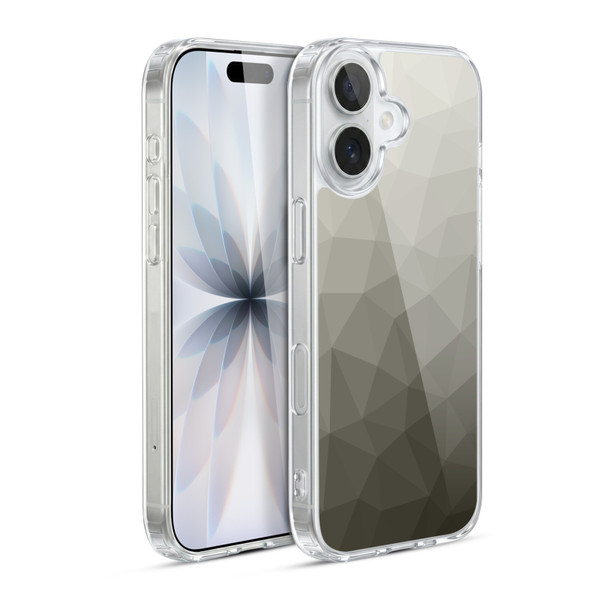 PLdesign Geometric Patterns Gray Gradient Mesh Soft Gel Case for Apple iPhone 17