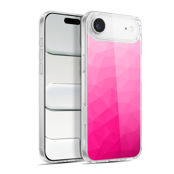 PLdesign Geometric Patterns Hot Pink Gradient Mesh Soft Gel Case for Apple iPhone 17 Air