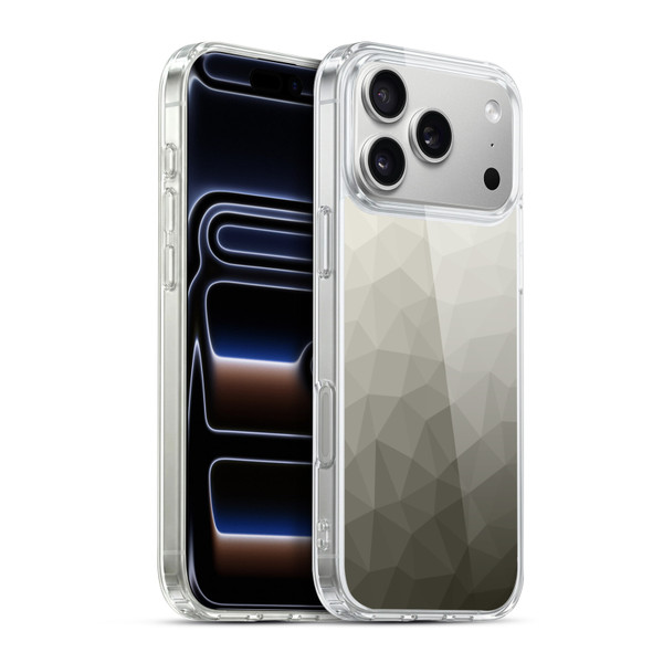 PLdesign Geometric Patterns Gray Gradient Mesh Soft Gel Case for Apple iPhone 17 Pro Max