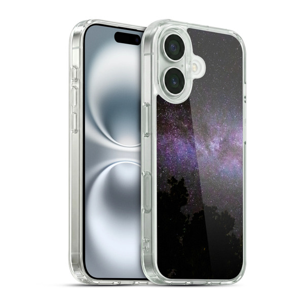 Patrik Lovrin Night Sky Milky Way With Trees Soft Gel Case for Apple iPhone 16 & MagSafe
