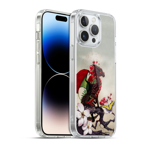 Stanley Morrison Art Cherry Tree, Dragon, Butterfly Soft Gel Case for Apple iPhone 14 Pro Max & MagSafe