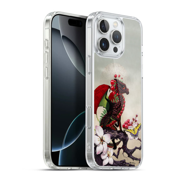 Stanley Morrison Art Cherry Tree, Dragon, Butterfly Soft Gel Case for Apple iPhone 16 Pro Max & MagSafe