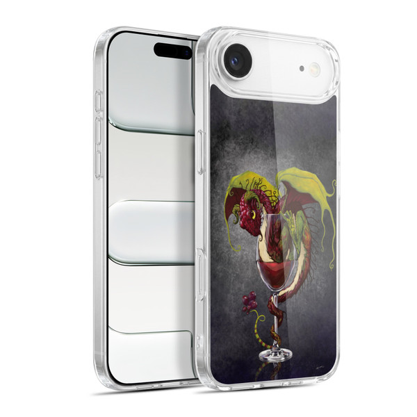Stanley Morrison Art Red Wine, Dragon, And Grapes Soft Gel Case for Apple iPhone 17 Air