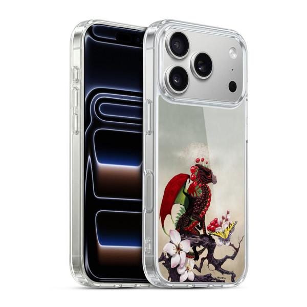 Stanley Morrison Art Cherry Tree, Dragon, Butterfly Soft Gel Case for Apple iPhone 17 Pro