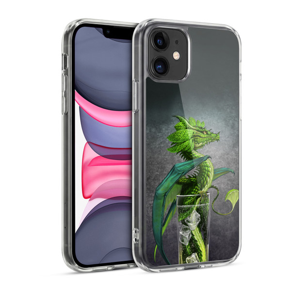 Stanley Morrison Dragons Green Mojito Drink Soft Gel Case for Apple iPhone 11