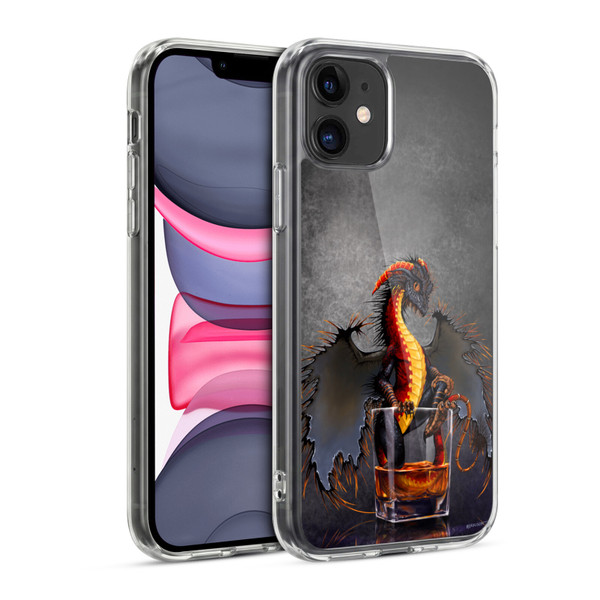 Stanley Morrison Dragons Black Pirate Drink Soft Gel Case for Apple iPhone 11