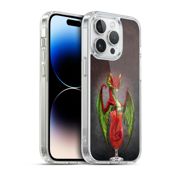 Stanley Morrison Dragons Strawberry Daquiri Soft Gel Case for Apple iPhone 13 Pro & MagSafe