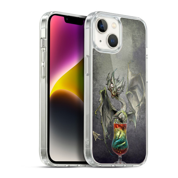 Stanley Morrison Dragons Green Zombie Drink Soft Gel Case for Apple iPhone 14