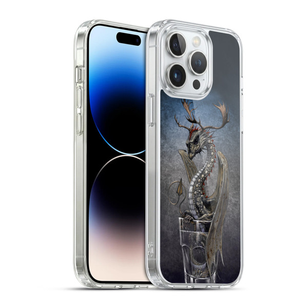 Stanley Morrison Dragons Vodka Drink Glass Soft Gel Case for Apple iPhone 14 Pro Max & MagSafe