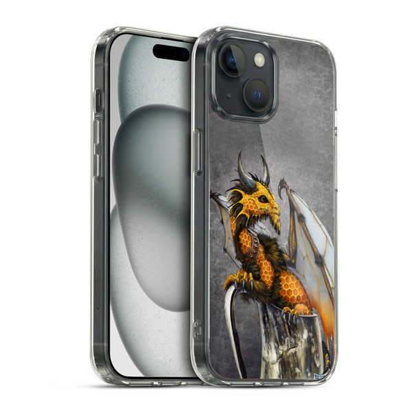 Stanley Morrison Dragons Honey Mead Drink Soft Gel Case for Apple iPhone 15 & MagSafe