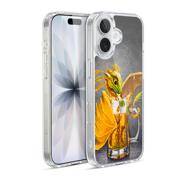 Stanley Morrison Dragons Amber Beer Drink In Mug Soft Gel Case for Apple iPhone 17