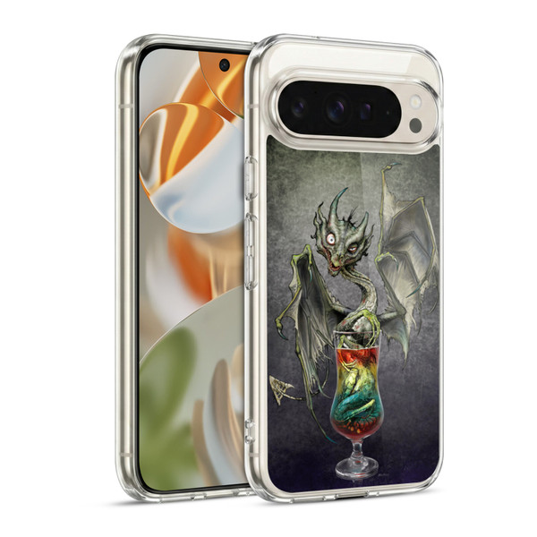 Stanley Morrison Dragons Green Zombie Drink Soft Gel Case for Google Pixel 9 / Pixel 9 Pro