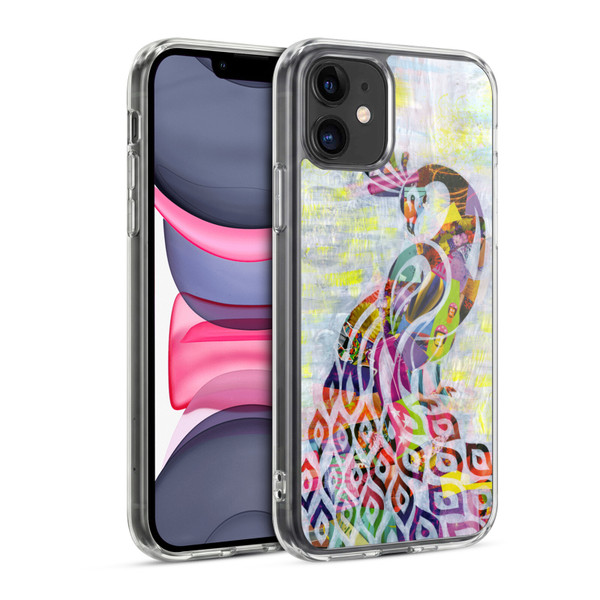Artpoptart Animals Peacock Soft Gel Case for Apple iPhone 11