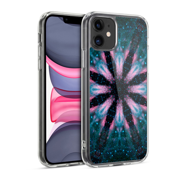 Aimee Stewart Mandala Floral Galaxy Soft Gel Case for Apple iPhone 11