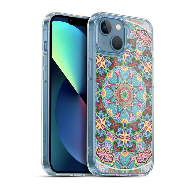 Aimee Stewart Mandala Art Deco Soft Gel Case for Apple iPhone 13 Mini & MagSafe