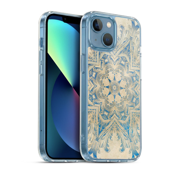Aimee Stewart Mandala Blue Sky Swirl Soft Gel Case for Apple iPhone 13 Mini & MagSafe