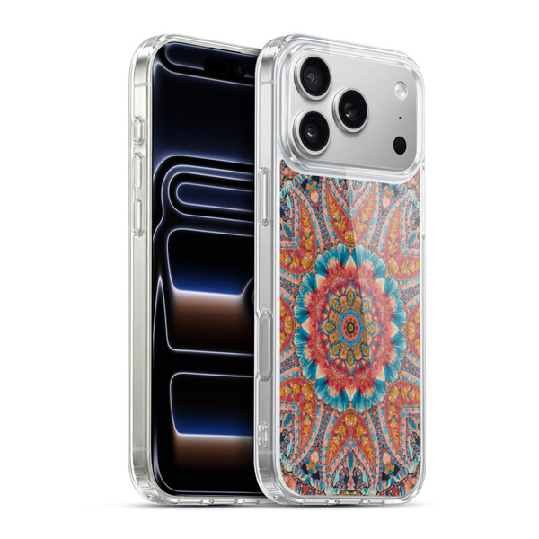 Aimee Stewart Mandala Colourful Embroidery Soft Gel Case for Apple iPhone 17 Pro Max