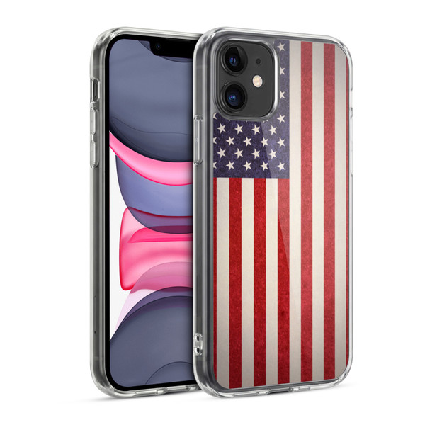 Ameritech Graphics American Flag Soft Gel Case for Apple iPhone 11