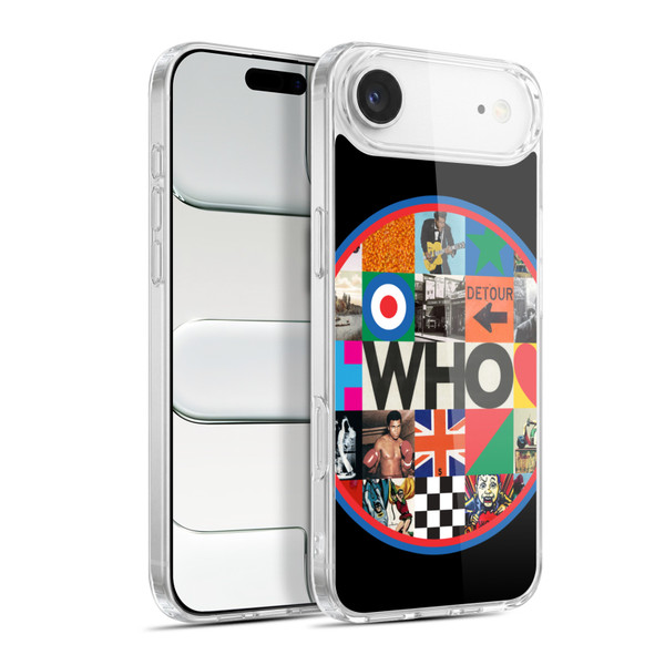 The Who 2019 Album Collage Circle Soft Gel Case for Apple iPhone 17 Air
