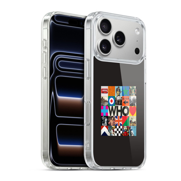 The Who 2019 Album Collage Soft Gel Case for Apple iPhone 17 Pro